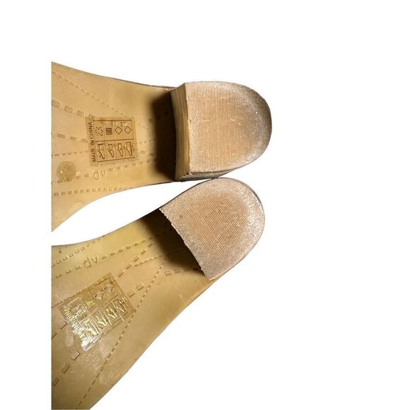 Dolce Vita Black Suede Heeled Peep Heel Bootie - Picture 5 of 11